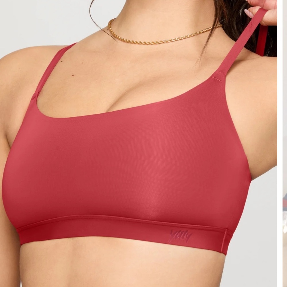NEW YITTY SMOOTHED REALITY SQUARE NECK BRALETTE MEDIUM